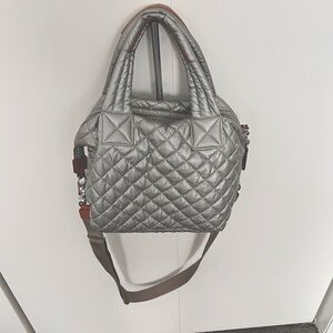 MZ Wallace medium Sutton silver bag. Excellent condition.
